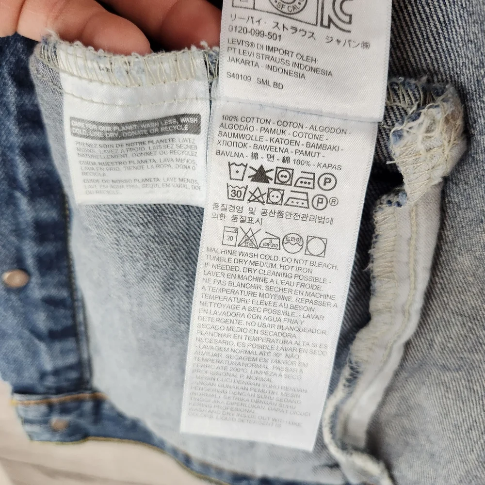 Levi's Dark Wash Denim Trucker Jacket  WPL-423